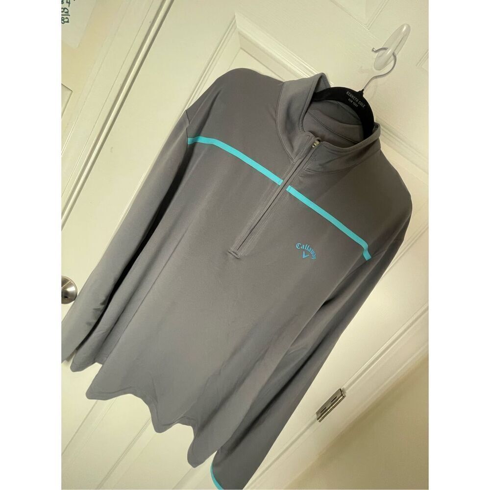 Callaway men’s long sleeve golf 1/4 zip weather series XL gray